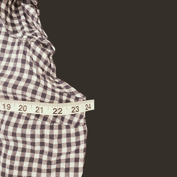 Abercrombie & Fitch Women's Babydoll Peplum Smocked Blouse - Picture 7 of 9